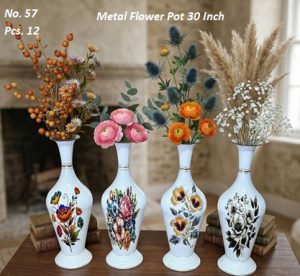 Metal Flower Pot 30 Inch (No. 57)