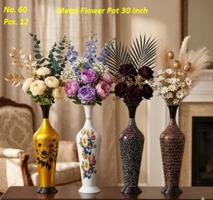 Metal Flower Pot 30 Inch (No. 60)