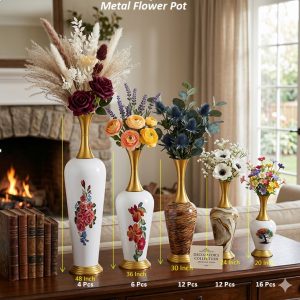 Metal Flower Pot (multiple sizes)