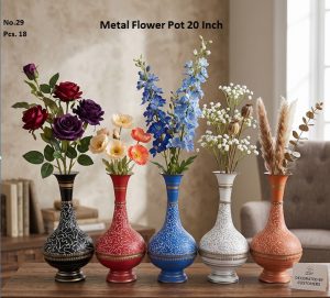 Metal Flower Pot 20 Inch (No. 29)