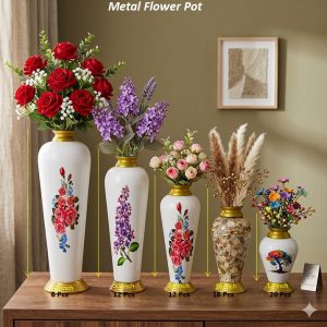 Metal Flower Pot (multiple sizes)