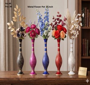 Metal Flower Pot 24 Inch (No. 49)