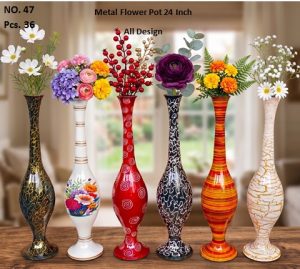 Metal Flower Pot 24 Inch (No.47)
