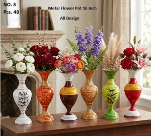 Metal Flower Pot 16 Inch (No.3)