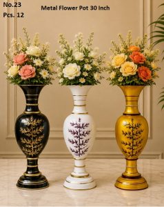 Metal Flower Pot 30 Inch (No.23)