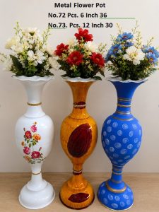 Metal Flower Pot (No.72 6 Inch, No.73 12 Inch)