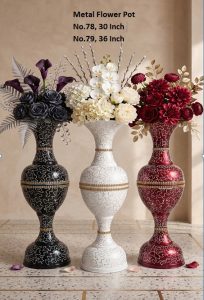 Metal Flower Pot (No.78 30 Inch, No.79 36 Inch)