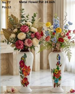 Metal Flower Pot 24 Inch (No.77)