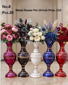 Metal Flower Pot 24 Inch (No.8)