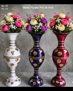 Metal Flower Pot 36 Inch