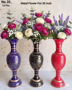Metal Flower Pot 30 Inch