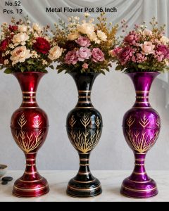 Metal Flower Pot 36 Inch
