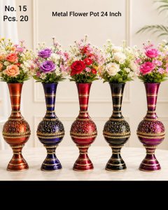 Metal Flower Pot 24 Inch