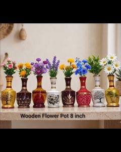 Wooden Flower Pot 8 inch