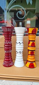 Wooden Flower Pot Tall
