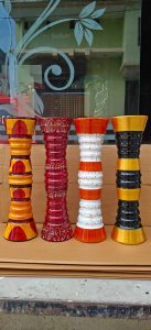 Wooden Flower Pot Tall