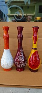 Wooden Flower Pot Pear